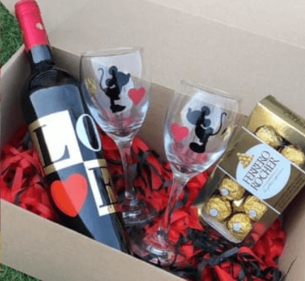 Ramo de girasoles y rosas